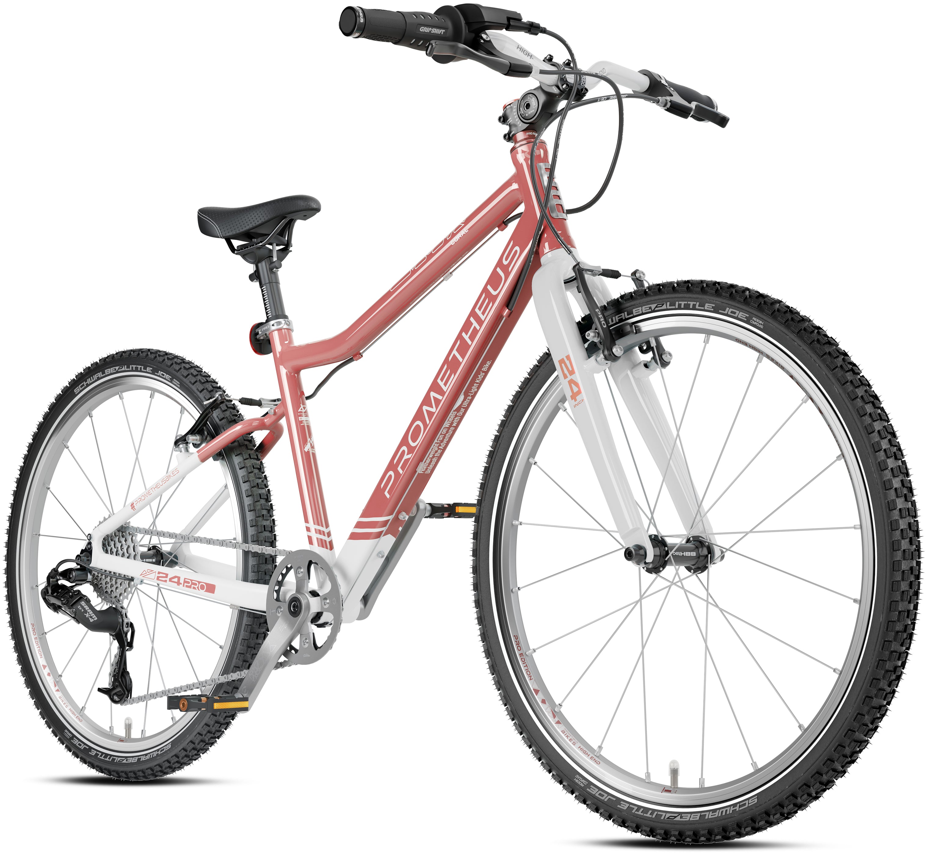 kinderfahrrad cruiser 24 zoll PRO children's bike 24 inch from 7 years | 8-speed | CORAL