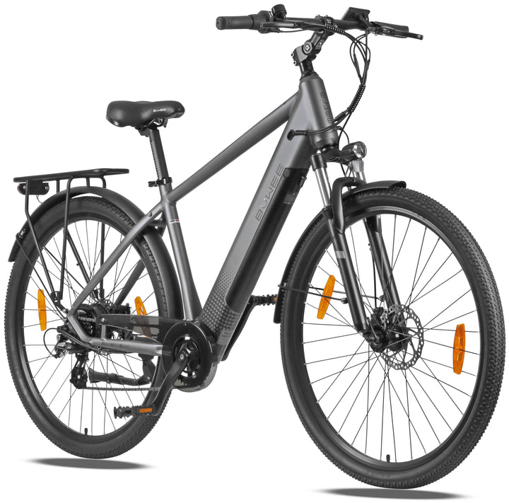 BUWEE E-Bike Trekking 7 Gang, Kettenschaltung, Heckmotor