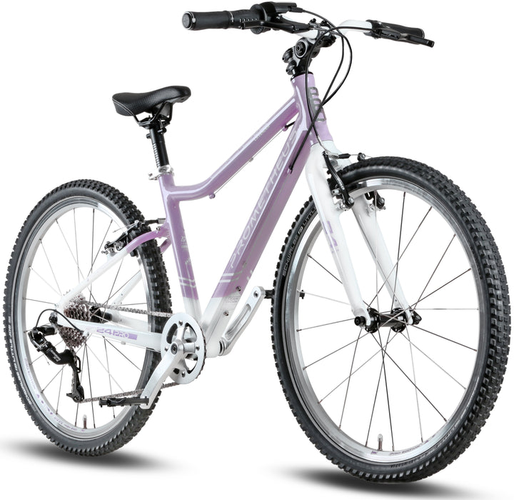 PRO children's bike 24 inches from 7 years | 8-speed | Lavender 