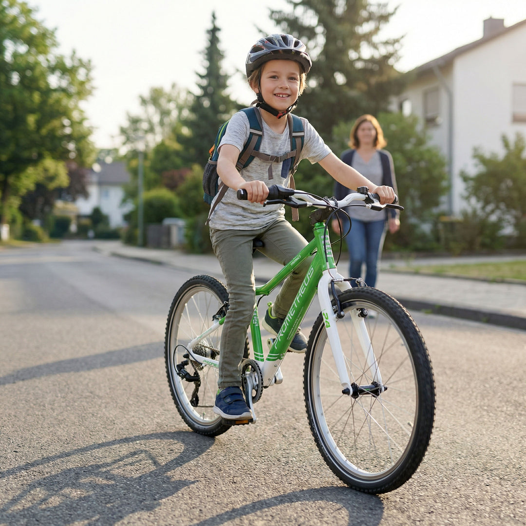 PRO Kinderrad 24 Zoll ab 7 Jahre | 8-Gang | EMERALD