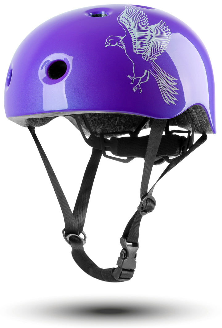 Helm Kinder Größe XS 48-52 cm in Violett