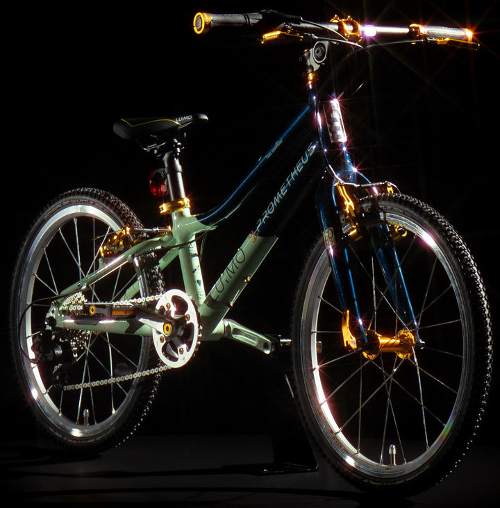 LU:MO Kinderrad 20 Zoll ab 6 Jahre | 7-Gang | TEAL SAPPHIRE | LED-Integration ★ Vorverkauf | Versand 19. Dez