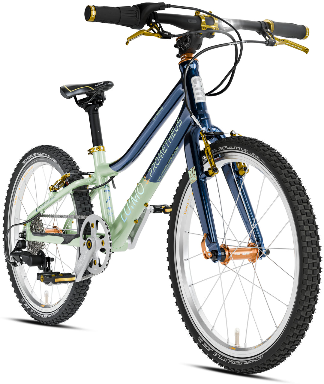 LU:MO Kinderfahrrad 20 Zoll – Teal Sapphire