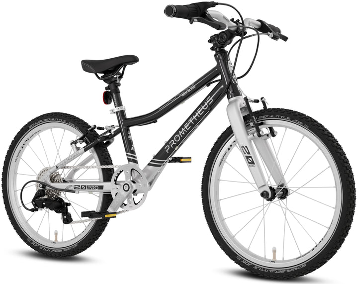 PRO Kinderrad 20 Zoll ab 6 Jahre | 7-Gang | SOOT-BLACK