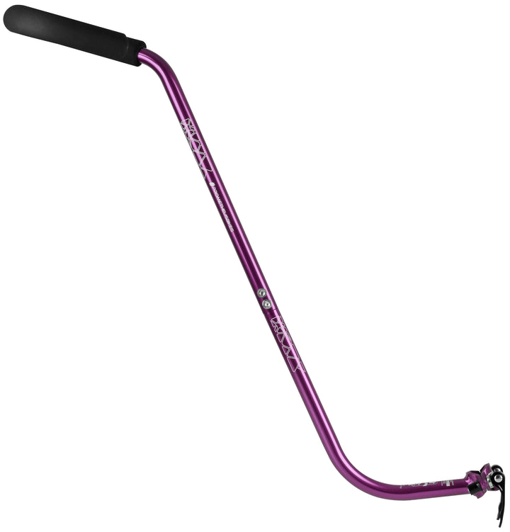 PROMETHEUS BIKES PUSHPRO Aluminium-Schiebestange in Violett, 800 mm, 450 g