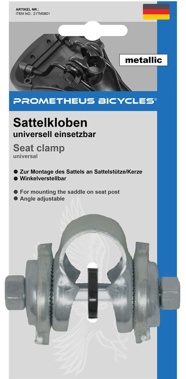 Sattelkloben 22 mm universal Metallic