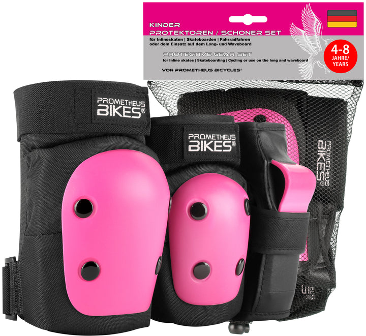 Children's protector set 6 in 1 in pink