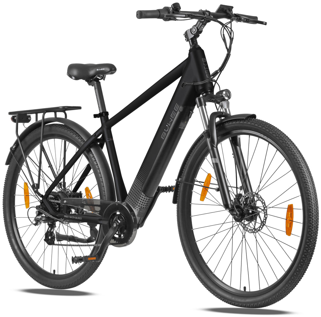 trekking e bike jeep BUWEE E-Bike Trekking 7 speed, derailleur gears, rear motor
