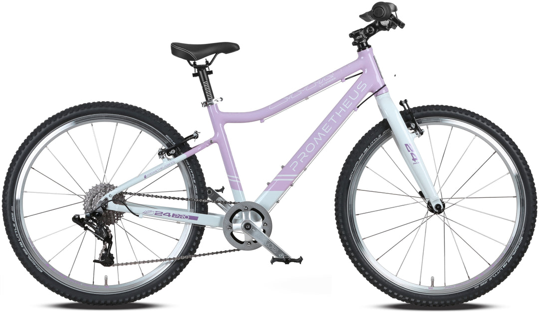 PRO children's bike 24 inches from 7 years | 8-speed | Lavender 