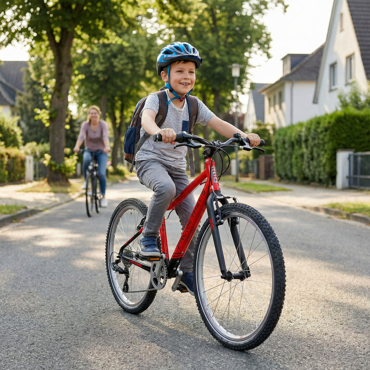 PRO Kinderrad 24 Zoll ab 7 Jahre | 8-Gang | CRIMSON RED