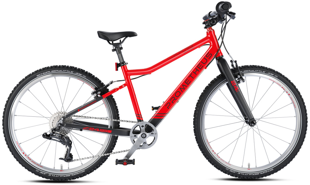 PRO children's bike 24 inch from 7 years | 8-speed | CRIMSON RED