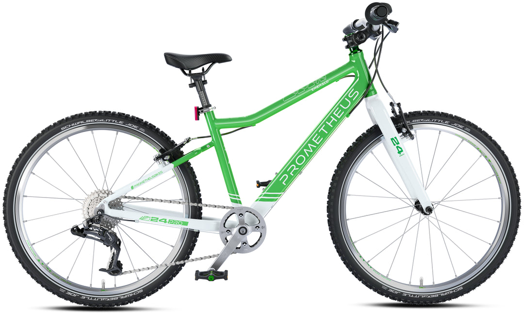 PRO children's bike 24 inch from 7 years | 8-speed | EMERALD