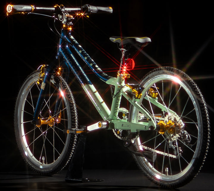 LU:MO Kinderrad 20 Zoll ab 6 Jahre | 7-Gang | TEAL SAPPHIRE | LED-Integration ★ Vorverkauf | Versand 19. Dez