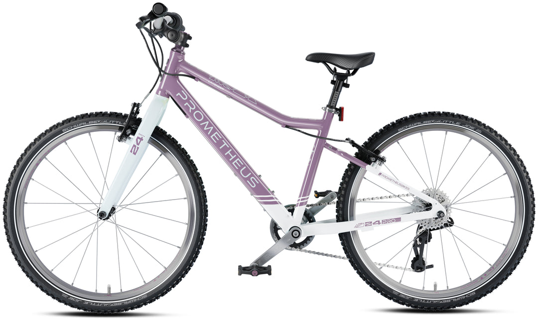 PRO children's bike 24 inch from 7 years | 8-speed | LAVENDER