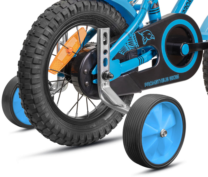 Training wheels for children's bikes | Universal for 12 to 18 inches in blue