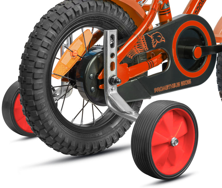 Training wheels for children's bikes | Universal for 12 to 18 inches in red