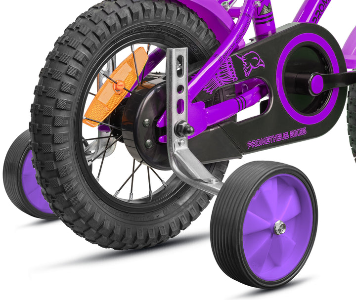 Training wheels for children's bikes | Universal for 12 to 18 inches in purple