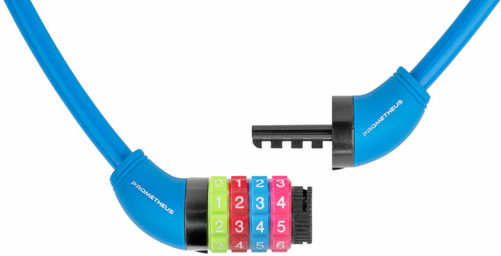 Combination lock for children in blue