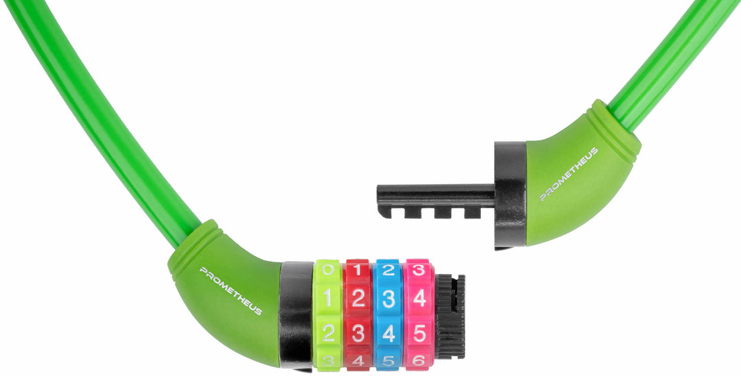 Combination lock for children in green