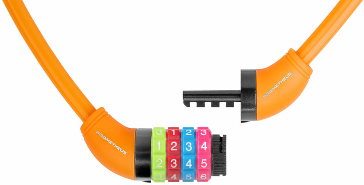 Combination lock for children in orange