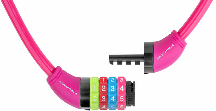 Combination lock for children in pink