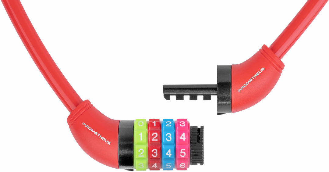 Combination lock for children in red