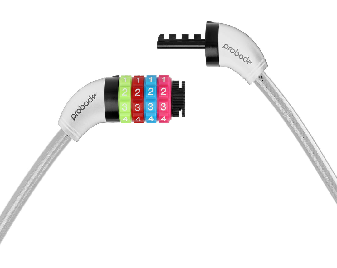 Cable lock (transparent) children in white