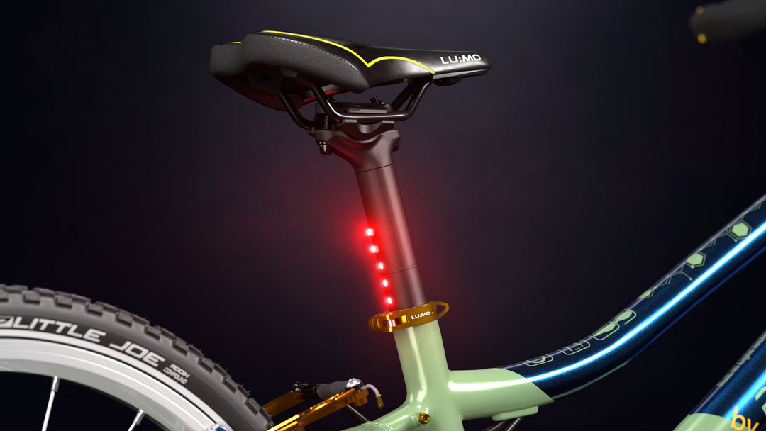 LU:MO Kinderrad 20 Zoll ab 6 Jahre | 7-Gang | TEAL SAPPHIRE | LED-Integration