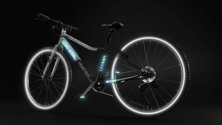 LU:MO Kinderrad 26 Zoll ab 10 Jahre | 9-Gang | MIST GREY | LED-Integration