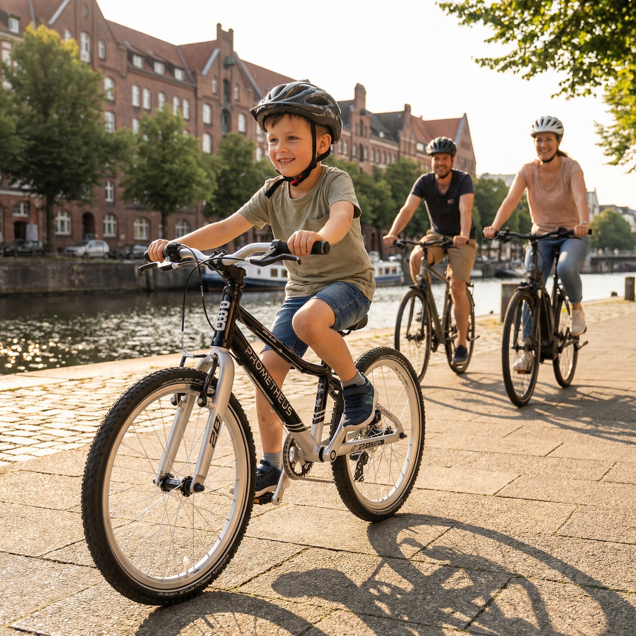 PRO Kinderrad 20 Zoll ab 6 Jahre | 7-Gang | SOOT-BLACK