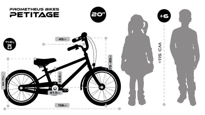 RETRO Kinderrad ab 6-7 Jahre in 20 Zoll | Blau