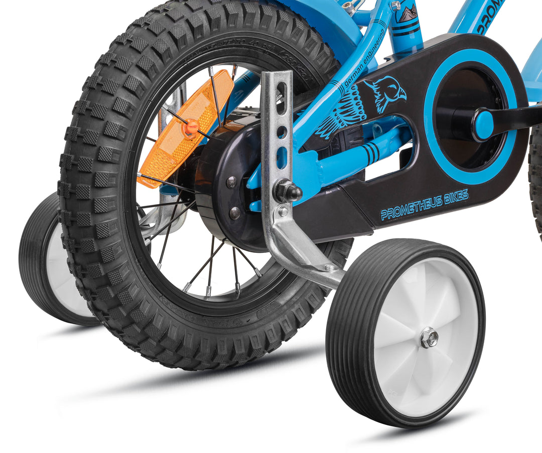 Training wheels for children's bikes | Universal for 12 to 18 inches in white