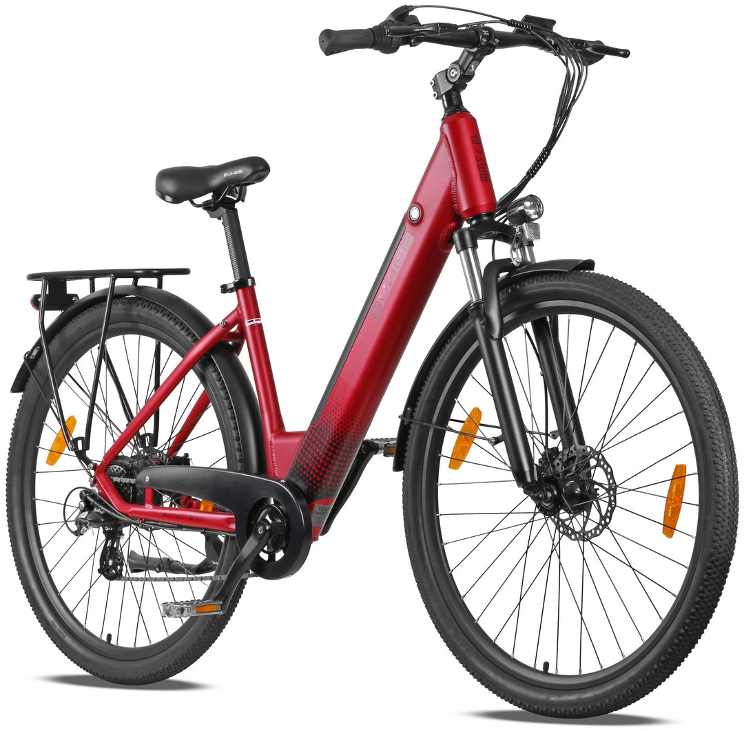 mountainbike 7 gang BUWEE E-Bike Trekking 7 Gang, Kettenschaltung, Heckmotor – prometheus-bikes