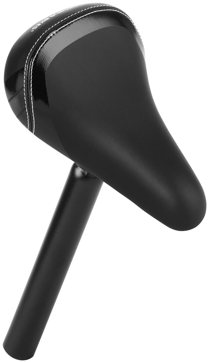 Kindersattel für 10–14 Zoll mit Alu-Stütze Ø25,4 mm – Schwarz