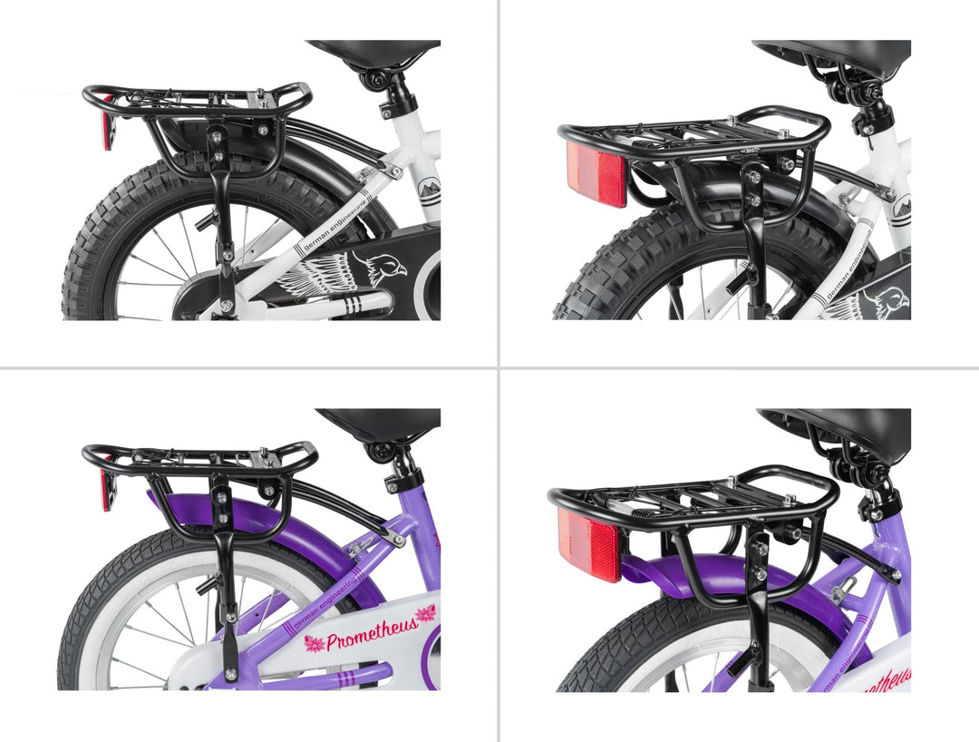 Gepäckträger für 16 & 18 Zoll Kinderfahrrad universell – prometheus-bikes
