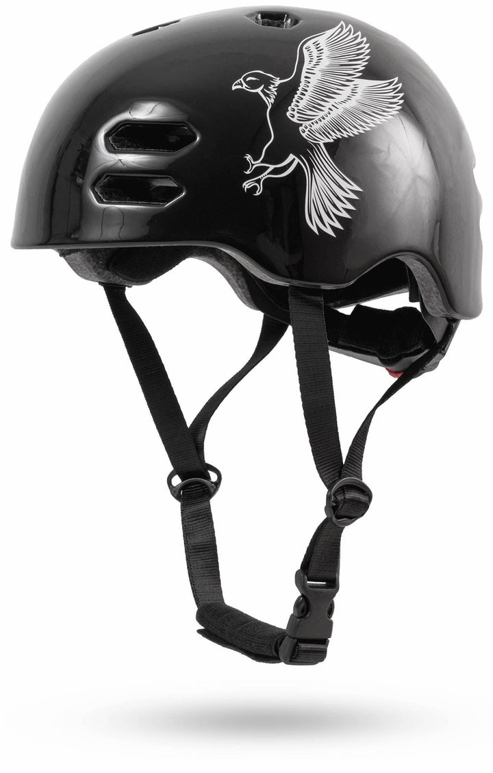 Helm kinderen maat S 53 - 55 cm in wit / zwart - Beschermingsmiddelen van prometheus - bikes | prometheus - bikes
