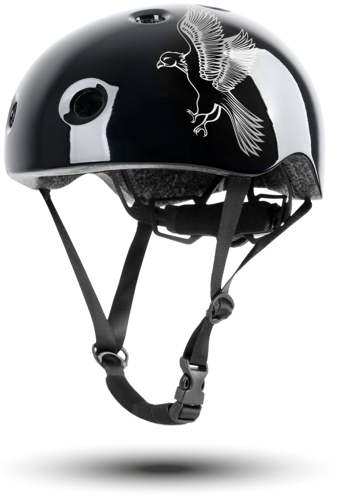 Helm Kinder Größe XS 48-52 cm in Weiß / Schwarz – prometheus-bikes