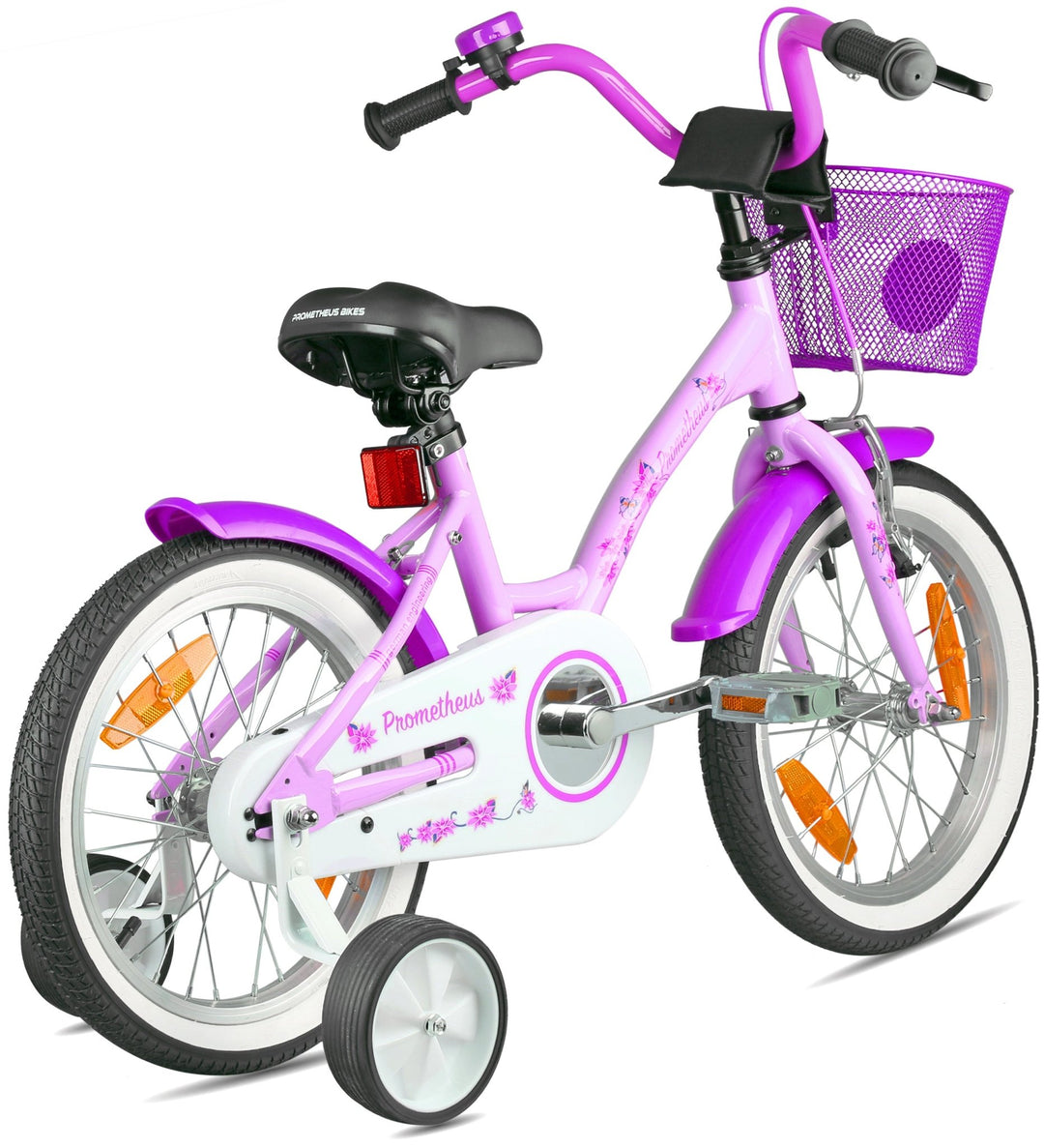 kinderfahrrad mit stützräder ab 5 jahre Kinderfahrrad 16 Zoll ab 4-5 Jahre mit Stützräder in Violett – prometheus-bikes