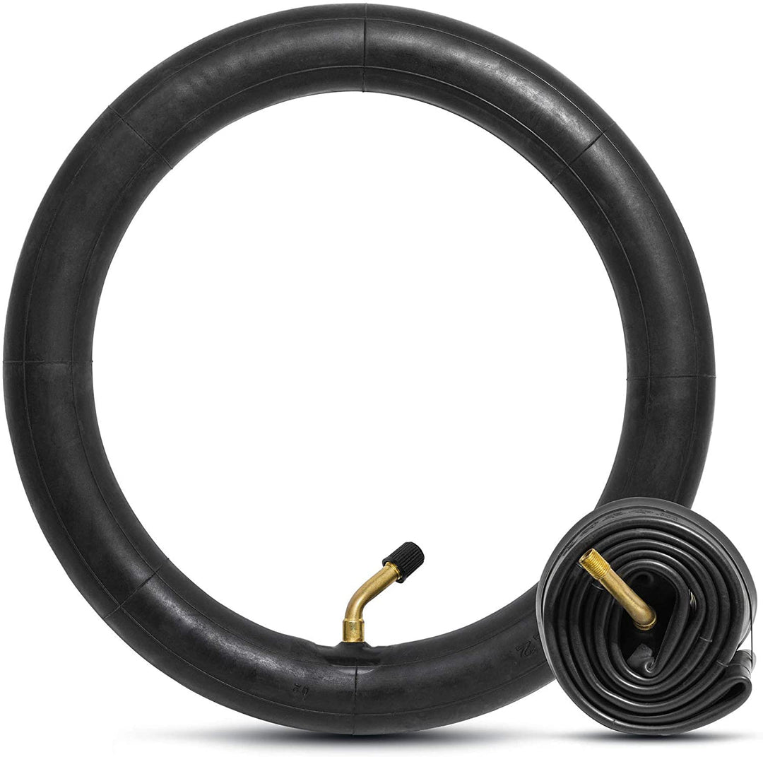 kinderfahrrad hose PBT Schlauch 2 x 16 Zoll AV abgewinkelt Doppelpack für Kinderfahrrad – prometheus-bikes