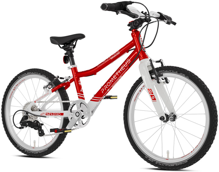 PRO kinderfiets 20 inch vanaf 6 jaar | 7 - versnelling | CRIMSON RED - Kinderfiets 20 inch van prometheus - bikes | prometheus - bikes