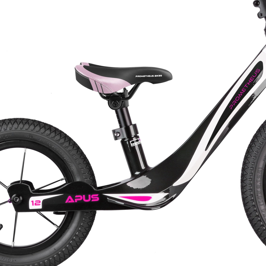 rose fahrradsattel Sattel für 10 bis 16 Zoll Kinderfahrrad Laufrad in Rosa – prometheus-bikes