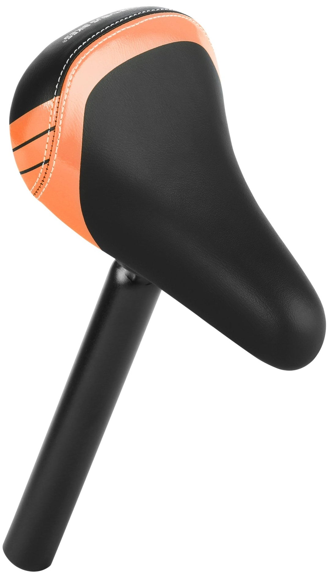 Sattel inkl. Stütze für 10–14 Zoll Kinderräder 25.4 mm – Orange – prometheus-bikes