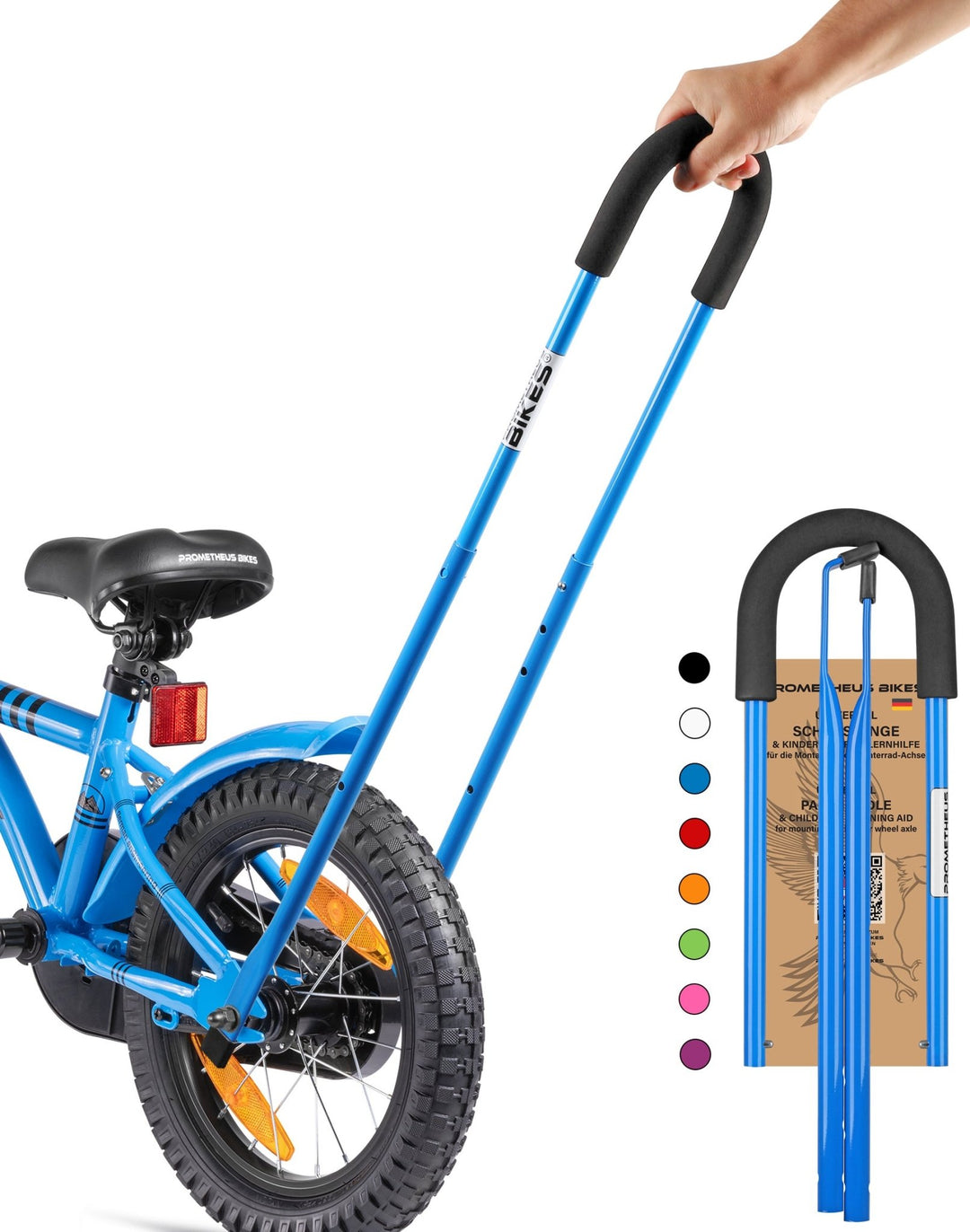fahrradständer achsmontage Schub- Haltestange Kinder - Achsmontage
