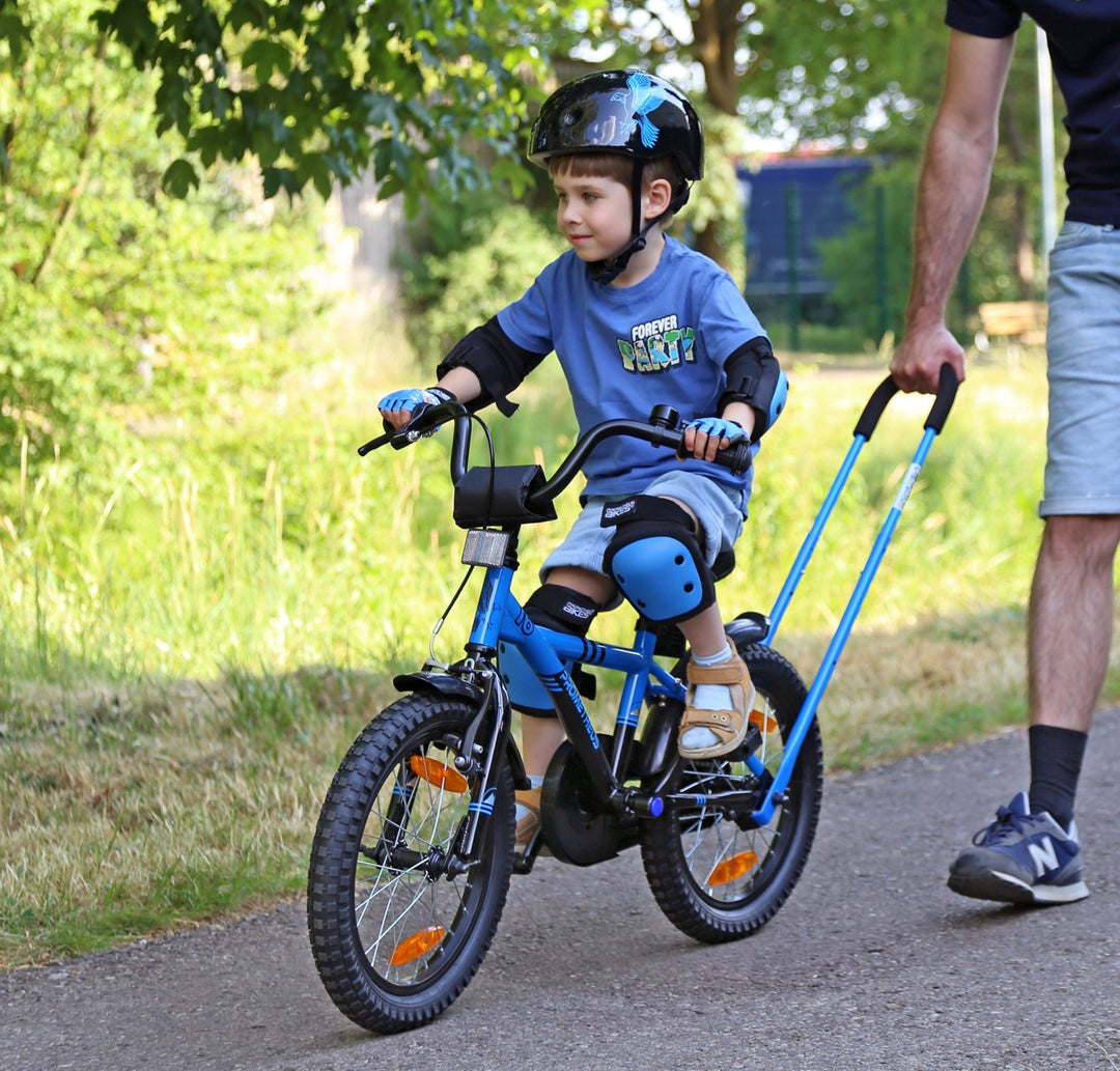 haltestange für kinderfahrrad Schub- Haltestange Kinder - Achsmontage